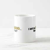 これのためのカジノを去りましたか。 コーヒーマグカップ (中央)