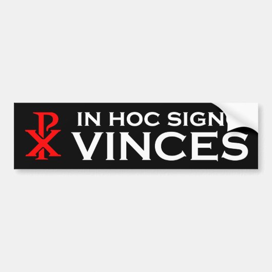 これのSigno Vinces バンパーステッカー (正面)