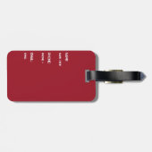 これはあなたは探しているバッグではない ラゲッジタグ (裏面横)