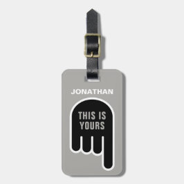 これはあなた自身の（パーソナライズ可能） ラゲッジタグ