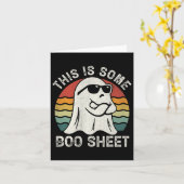 これはいくつかのブーシートクールなゴーストファンハロウィン カード (黄色い花)