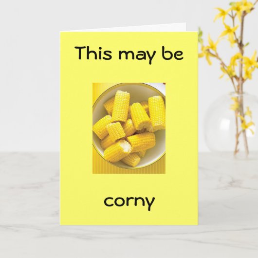 「これはおかしいかもしれないけど、私も同じ」誕生日 カード (黄色い花)