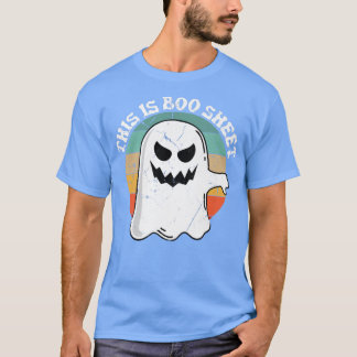 これはおもしろいブーシートブー幽霊ヴィンテージハロウィー Tシャツ