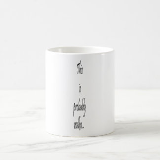 これはたぶんウォッカだ コーヒーマグカップ