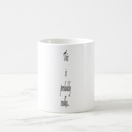 これはたぶんウォッカだ コーヒーマグカップ (中央)