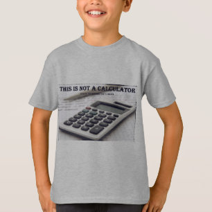 "これはではないです計算機" Tシャツ