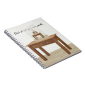 これはないカード螺線形ノートでありではない。 ノートブック (右側)