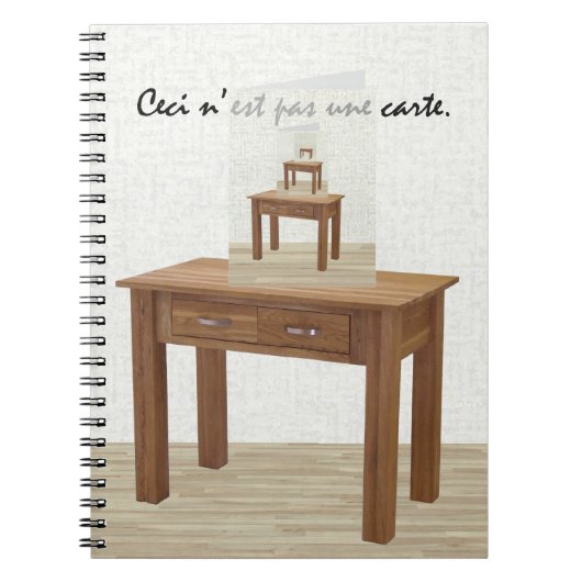 これはないカード螺線形ノートでありではない。 ノートブック (正面)