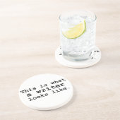 これはなんと作家のように見えるかです コースター (側面)