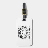 これはなんと素晴らしいアイスホッケープレーヤーリチウムを見るかです ラゲッジタグ (正面縦)