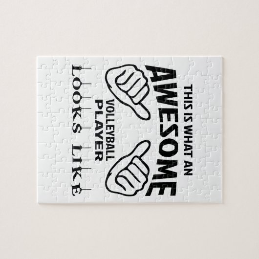 これはなんと素晴らしいバレーボール選手リチウムを見るかです ジグソーパズル (横)