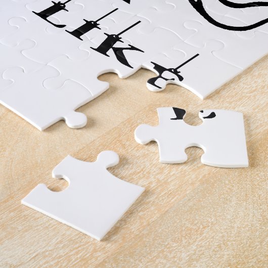 これはなんと素晴らしいバレーボール選手リチウムを見るかです ジグソーパズル (側面)