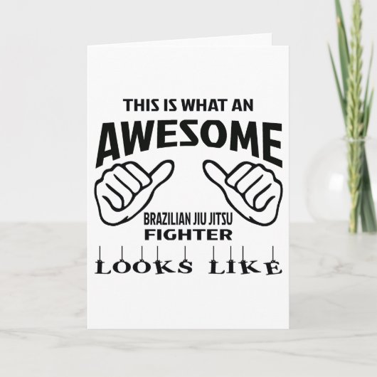 これはなんと素晴らしいブラジル人Jiu Jitsu Fighteかです カード (正面)