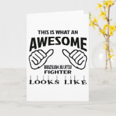 これはなんと素晴らしいブラジル人Jiu Jitsu Fighteかです カード (黄色い花)