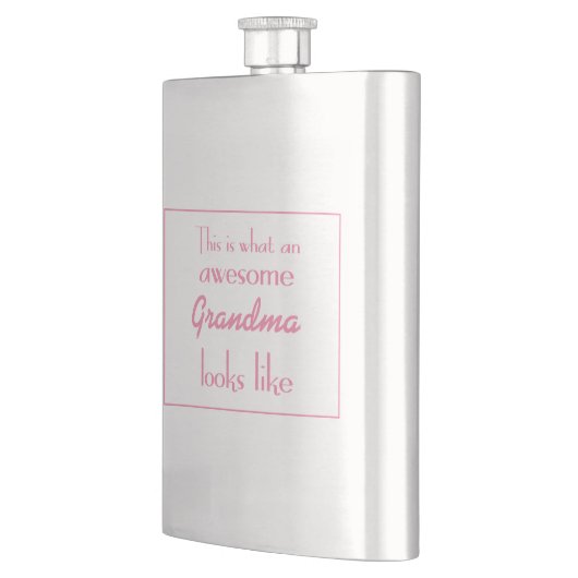 これはなんと素晴らしい祖母のように見えるかです フラスク (左)