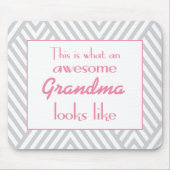 これはなんと素晴らしい祖母のように見えるかです マウスパッド (正面)