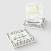 これはなんと素晴らしい祖父のように見えるかです ストーンコースター (横)