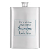 これはなんと素晴らしい祖父のように見えるかです フラスク (正面)