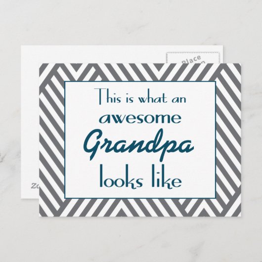 これはなんと素晴らしい祖父のように見えるかです ポストカード (正面/裏面)
