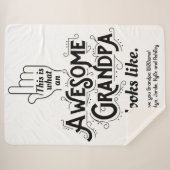 これはなんと素晴らしい祖父カスタムのように見えるかです シェルパブランケット (正面(横))