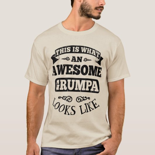 これはなんと素晴らしいGrumpaのように見えるかです Tシャツ (正面)