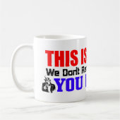 これはアメリカです! コーヒーマグカップ (左)