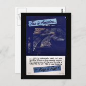 これはアメリカ保ちますそれを自由です! ポストカード (正面/裏面)