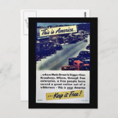 これはアメリカ保ちますそれを自由です! ポストカード (正面/裏面)