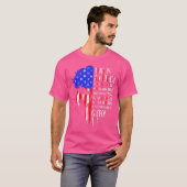 これはアメリカ食べGのビールを飲む肉 Tシャツ (正面フル)