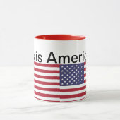 これはアメリカ…です マグカップ (中央)