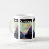 これはアラスカコーヒーマグだ コーヒーマグカップ (正面左)