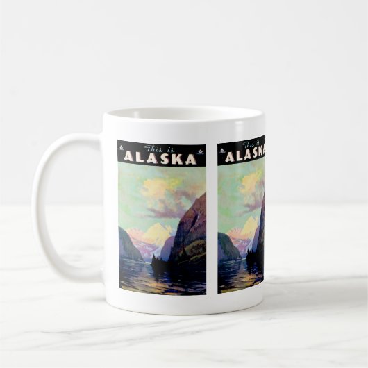 これはアラスカコーヒーマグだ コーヒーマグカップ (左)