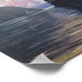 これはアラスカヴィンテージ旅行のポスター ポスター (角)