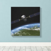 これはアーティストのAの三のコンセプトはマジで1/2sコンセプトである キャンバスプリント (インサイチュ (ウッドフロア))