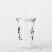 これはウォッカの飲み声かもおもしろいしれない アクリルタンブラー (左)