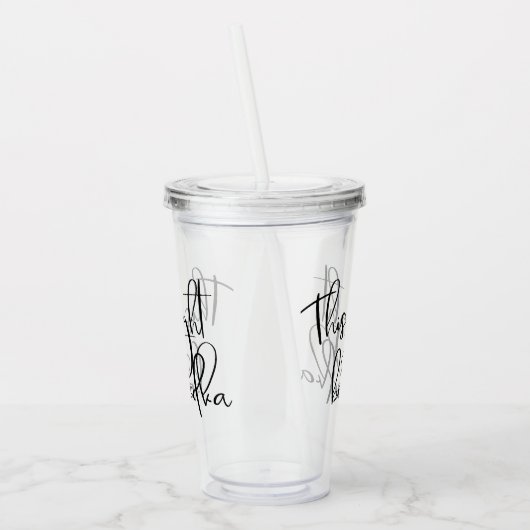 これはウォッカの飲み声かもおもしろいしれない アクリルタンブラー (左)