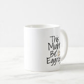 これはエグノグかもしれない – おもしろいホリデーマグデザイン コーヒーマグカップ (正面右)