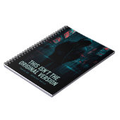 これはオリジナル版ではない – Glitchcore Art ノートブック (左側)