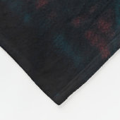 これはオリジナル版ではない – Glitchcore Art フリースブランケット (角)