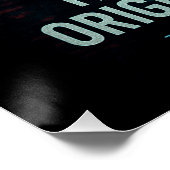 これはオリジナル版ではない – Glitchcore Art ポスター (コーナー)