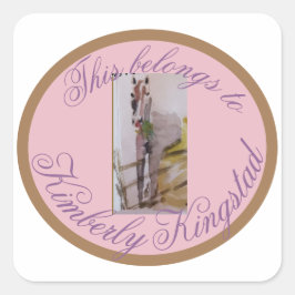 これはオーバルステッカーに属する スクエアシール