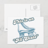 これはオールスケートだ ポストカード (正面/裏面)