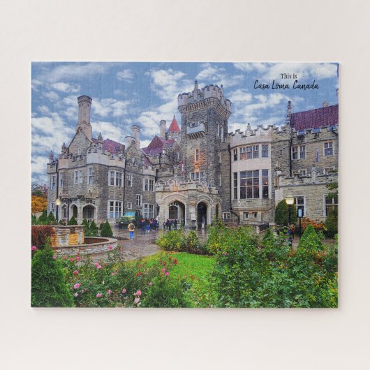 これはカナダのトロントのCasa Loma ジグソーパズル (横)