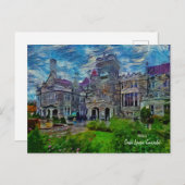 これはカナダのトロントのCasa Loma ポストカード (正面/裏面)
