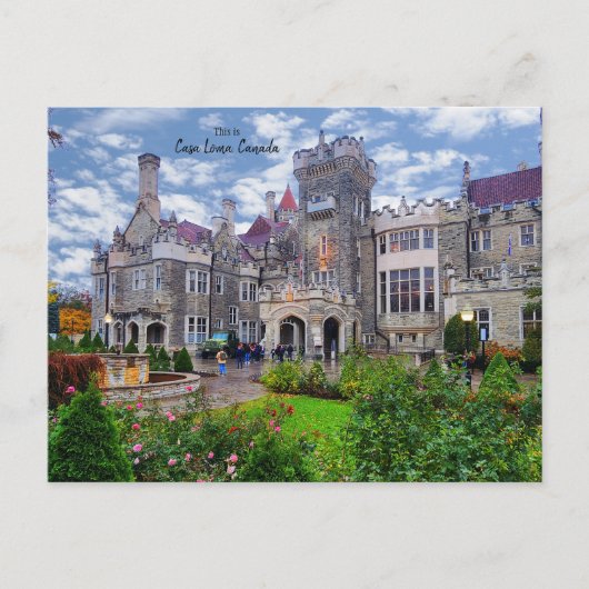 これはカナダのトロントのCasa Loma ポストカード (正面)