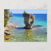 これはカナダのフラワーポット島はがき ポストカード (正面)