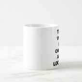 これはカフェイン実在中毒者がマグのように見える コーヒーマグカップ (中央)