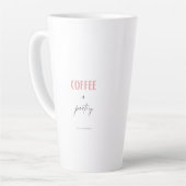 これはキスです カフェラテマグ (左アングル)