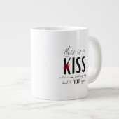 これはキス ジャンボコーヒーマグカップ (正面右)