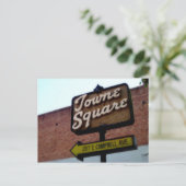 これはキャンベルCA、古いキャンベル看板はがき ポストカード (スタンド正面)